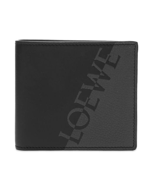 Loewe Black Signature Bifold Wallet for men