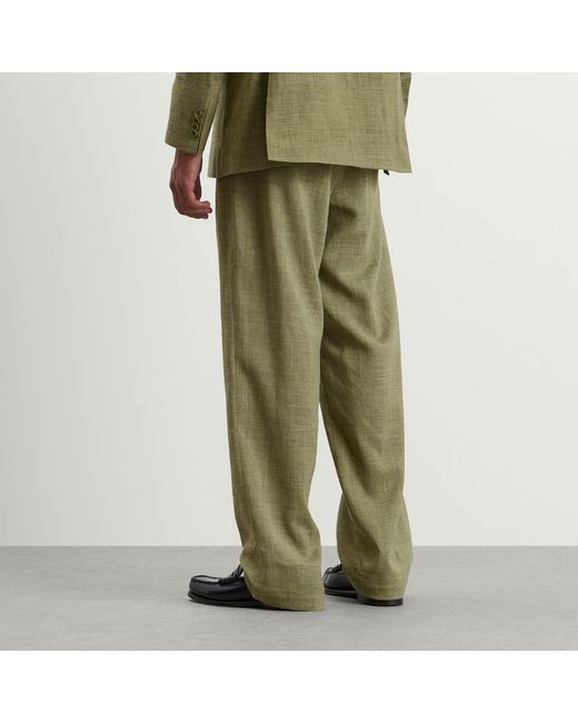 Ronning Green End. X Pleated Pant for men