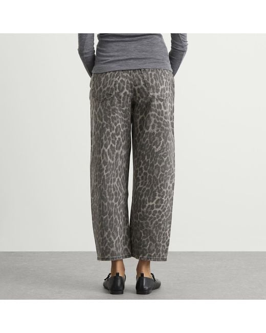 GOOD AMERICAN Gray Good Standard Barrel Jeans