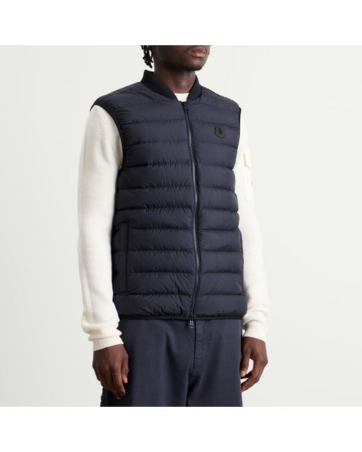 Moncler Blue Froissel Vest for men