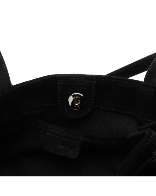OSOI Black Shoulder Brocle Mini Bag