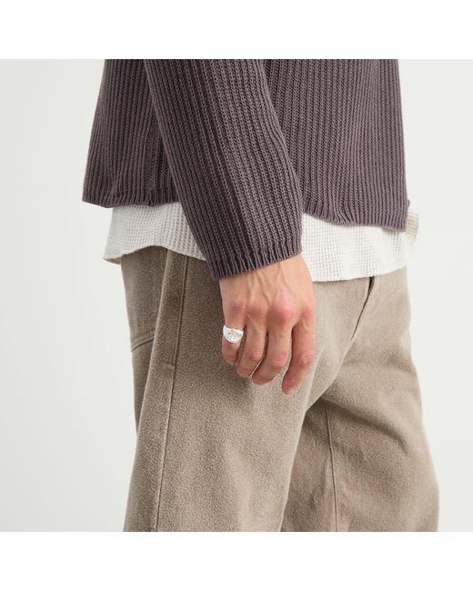 SIMUERO White Sello Vela Ring for men