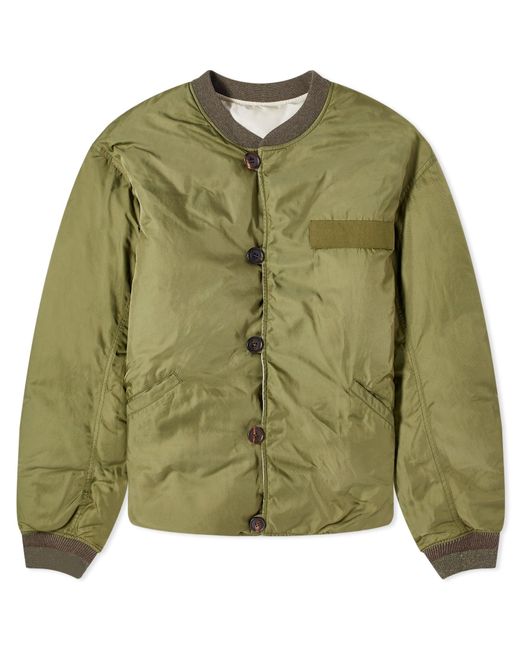 Visvim Green Corps Down Reversible Jacket for men