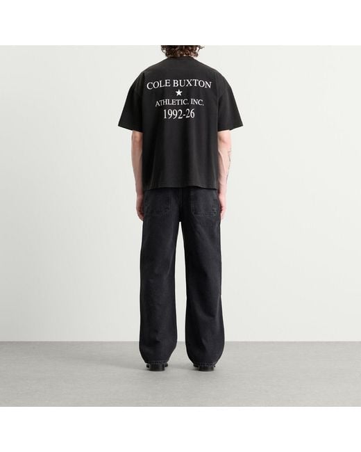 Cole Buxton Black Athletic Inc T-Shirt for men