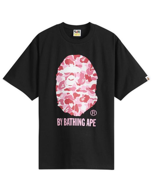 A Bathing Ape Black Abc Camo By Bathing Ape Tee for men