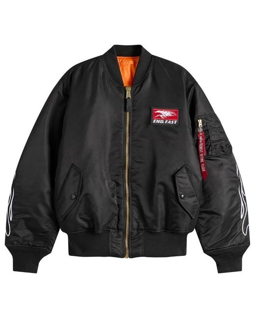 Alpha Industries Black End. X Ma-1 Bomber Jacket