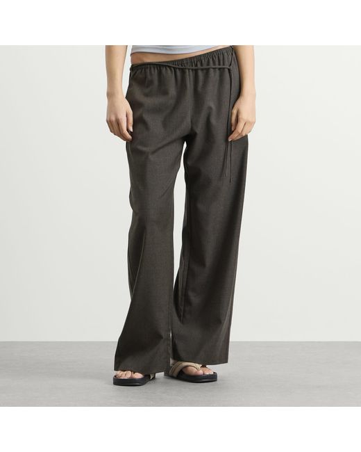St. Agni Gray Wool Everyday Pants