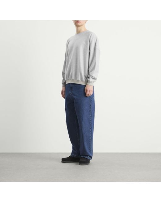 EBIT Gray Bi-Colour Sweatshirt for men