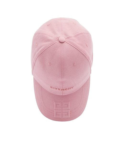 Givenchy Pink Debossed 4G Cap for men