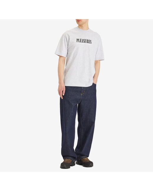 Pleasures White Satisfaction T-Shirt for men