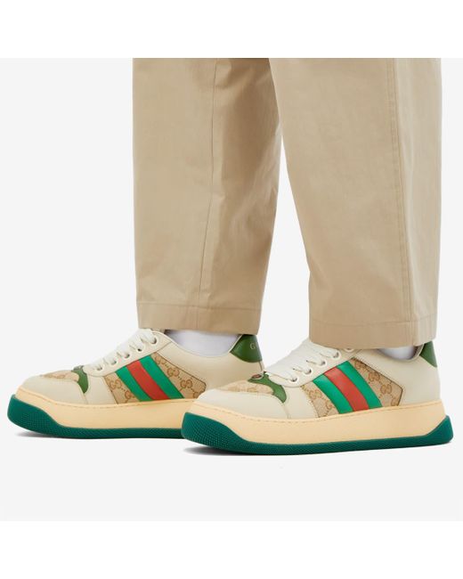 Gucci Multicolor Double Screener Sneakers for men