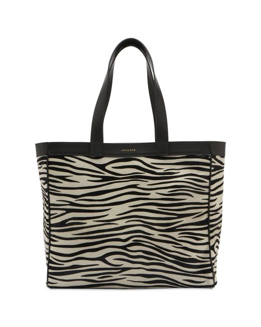Anine Bing Black Medium Rio Tote Bag