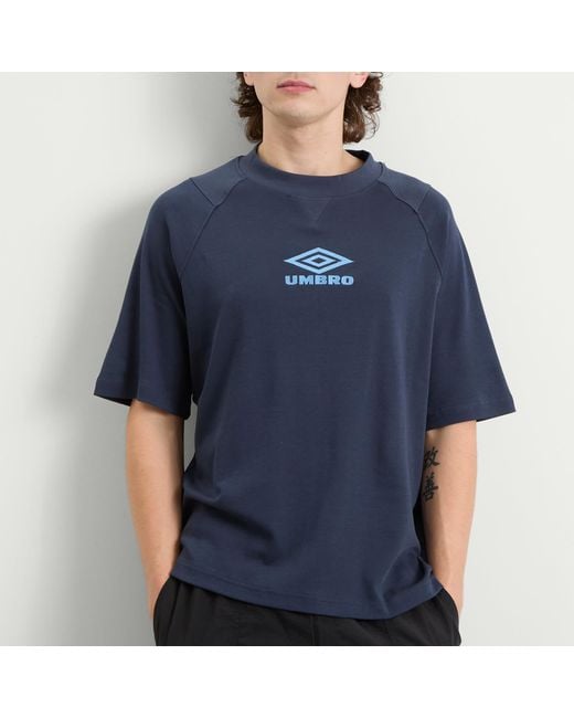 Umbro Iconic Boxy T-Shirt in Blue for Men | Lyst UK