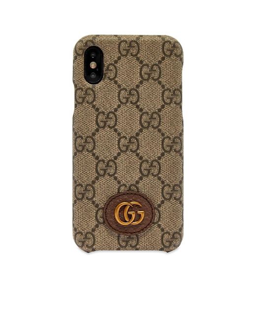 Gucci Brown Ophidia GG Iphone X/xs Case for men