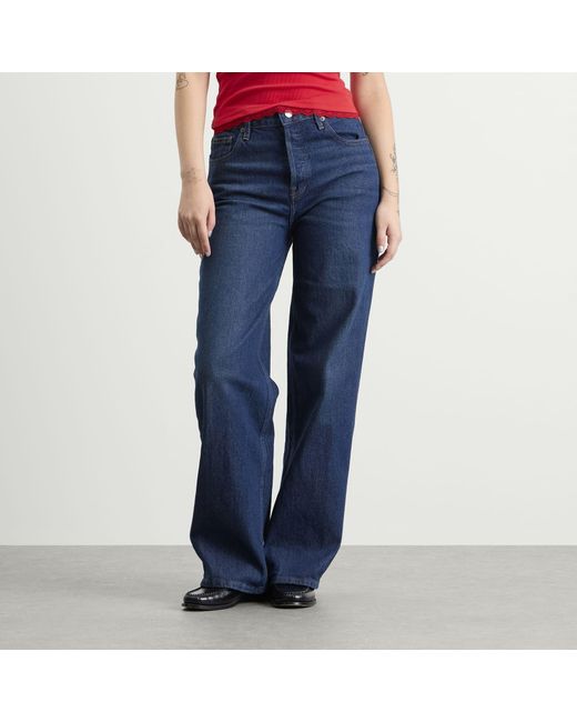 GOOD AMERICAN Blue Vintage Wide Jeans