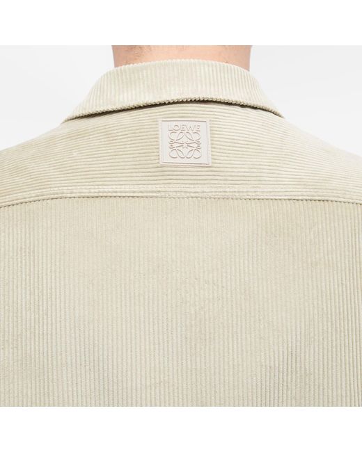 Loewe Natural Corduroy Overshirt for men