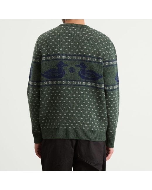 Pendleton Green Duck Jumper for men