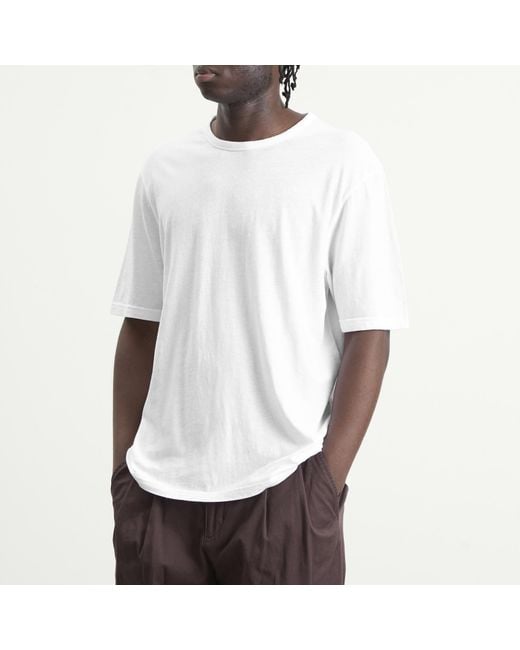 Folk White Relaxed Assembly T-Shirt for men