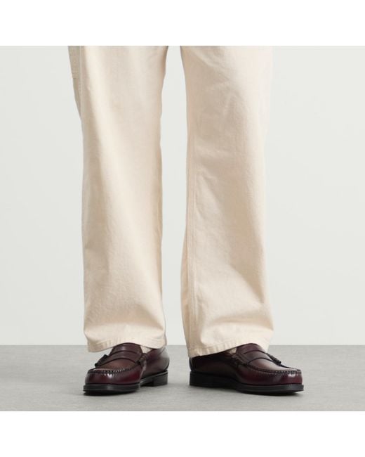 G.H.BASS Brown Easy Weejun Larson Penny Loafer for men