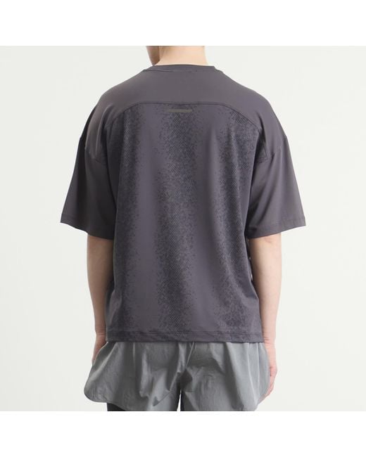 On Shoes Black Performance Volt T-Shirt Ir for men