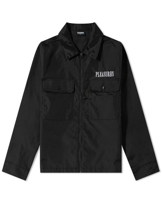 Pleasures Black Roland Work Jacket for men
