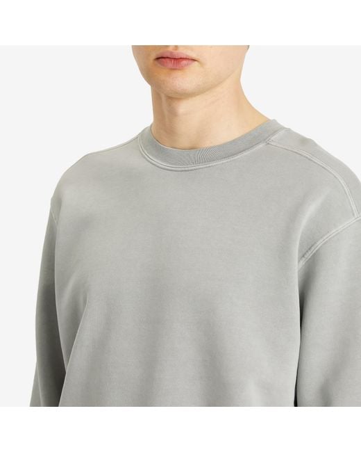 Lady White Co. Gray Mini Crewneck Sweatshirt for men