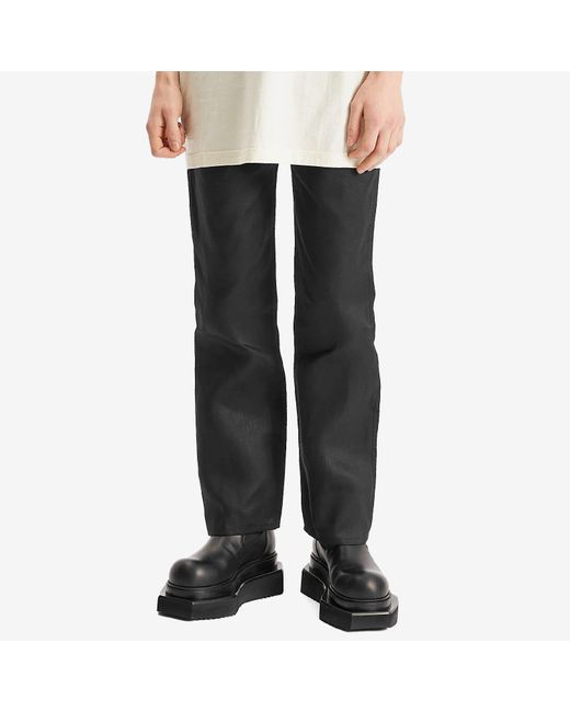Rick Owens Gray Twill Headon Pants for men