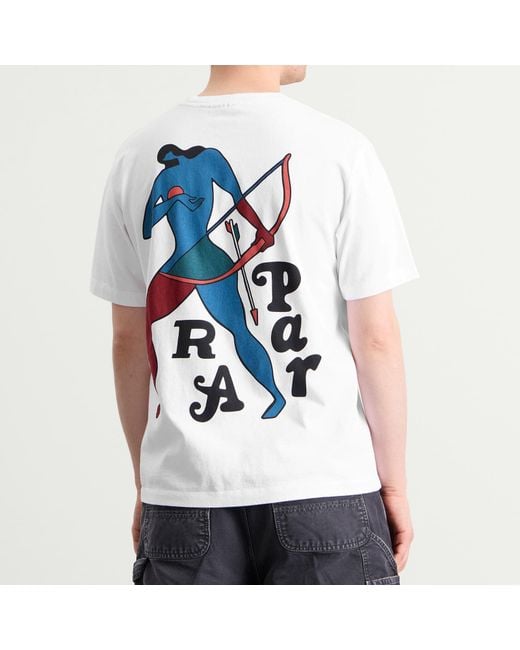 by Parra White Atalanta T-Shirt for men