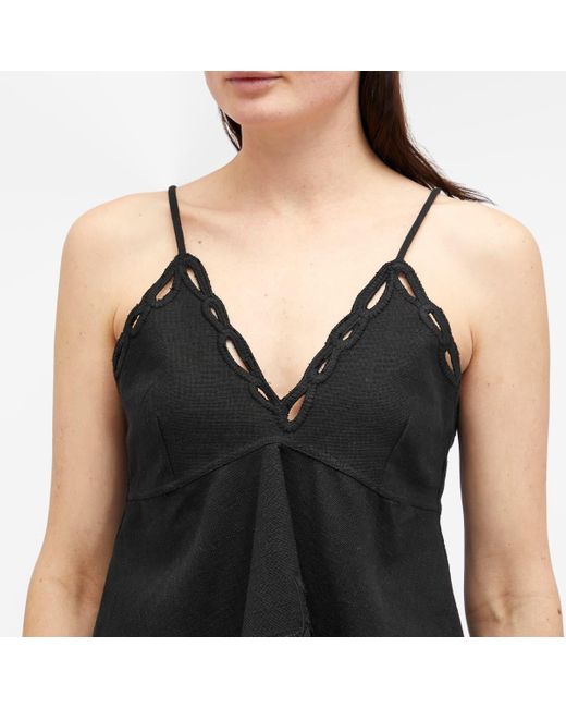 Isabel Marant Black Tomeki Vest Top