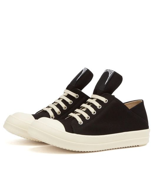 Rick Owens Black Mule Denim Sneakers