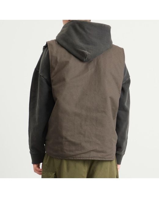 Nomarythm Textile Brown Reversible Work Vest for men