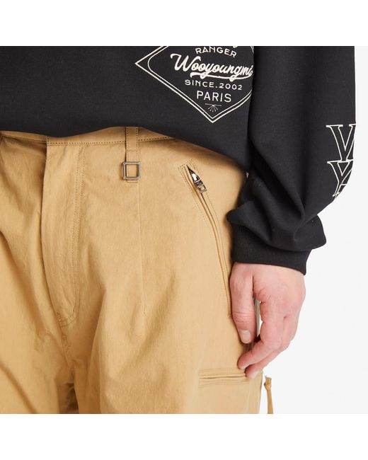 Wooyoungmi Natural Cargo Trousers for men