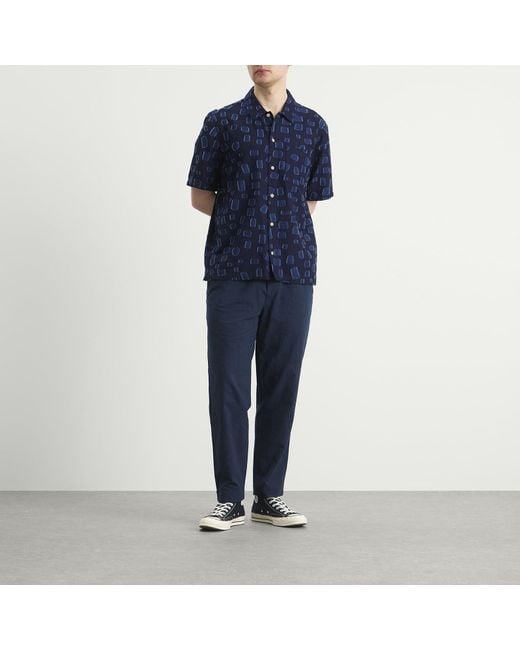 Folk Blue Gabe Shirt for men