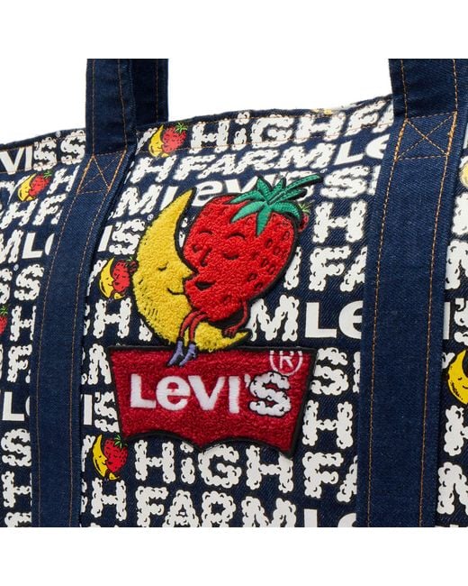 Levi's Blue X Sky High Farm Universe Garden Tote Bag for men