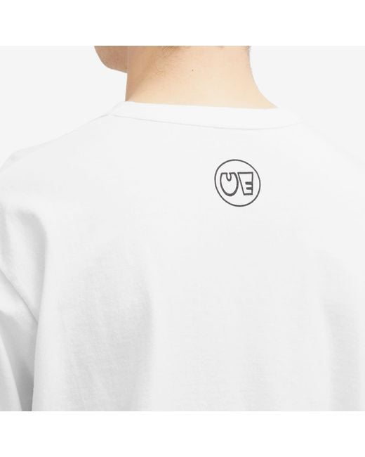 Uniform Experiment White Authentic Long Sleeve T-Shirt for men