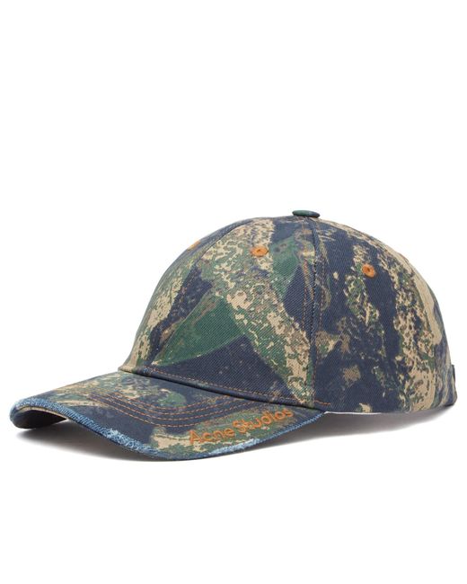 Acne Blue Carliy Mossy Oak Cap for men