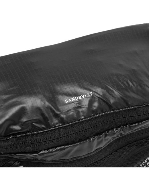 Sandqvist Black Lo Crossbody Bag for men