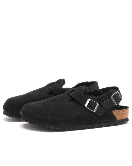 Birkenstock Black Tokio Shearling Leve Laf
