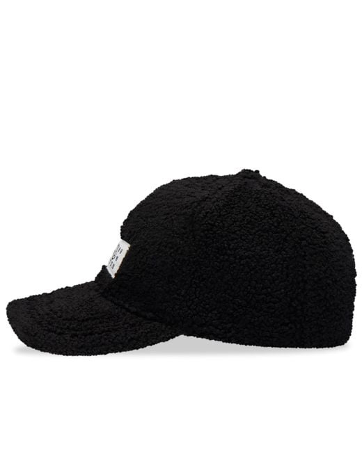 Maison Margiela Black Mm6 Fleece Cap