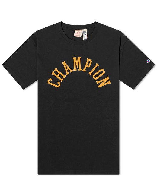 Champion Black College Logo T-Shirt for men
