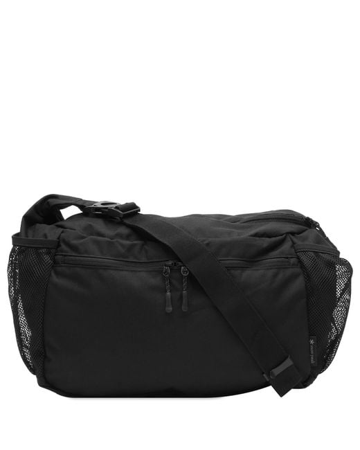 Snow Peak Black Everyday Use Middle Shoulder Bag for men