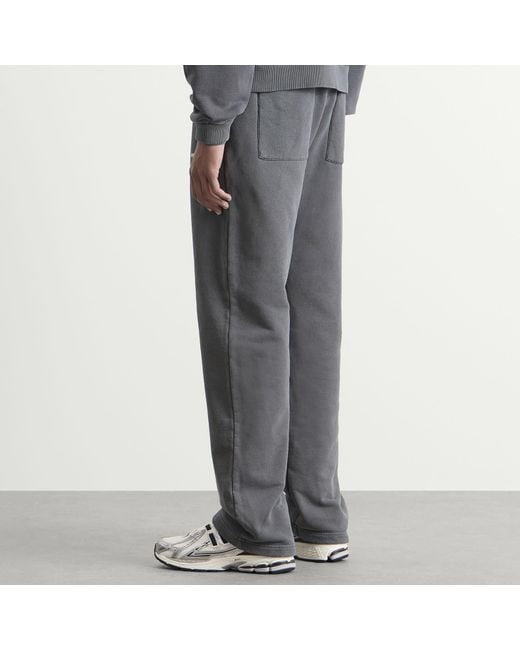 MKI Miyuki-Zoku Gray Uniform Wide Leg Joggers for men