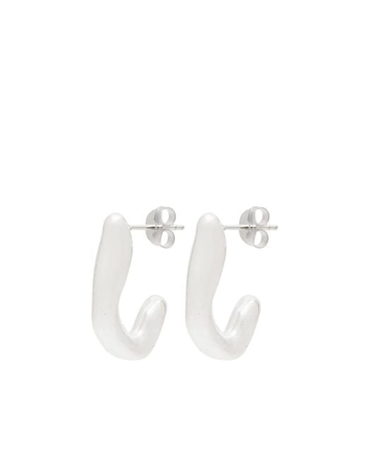 SIMUERO White Gamba Earrings
