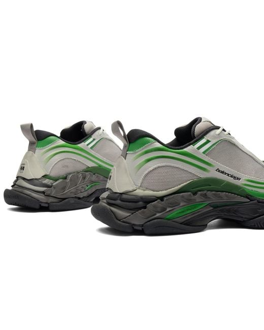 Balenciaga Green Triple S 2 Light Mesh Sneaker for men