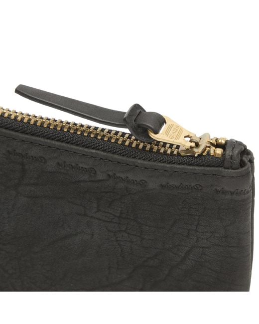 Visvim Black Leather Wallet for men