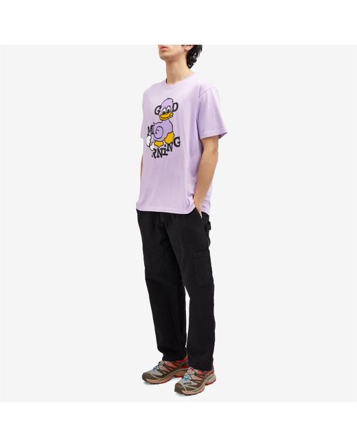 Good Morning Tapes Purple Duck T-Shirt for men