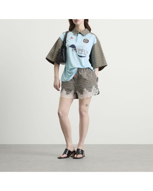 Martine Rose Blue Polo Shirt