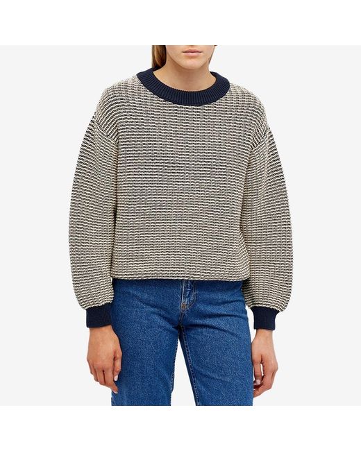 Nudie Jeans Nudie Fay Sweater in Gray | Lyst