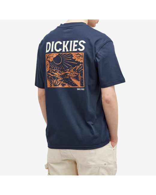 Dickies Blue Patrick Springs T-Shirt for men