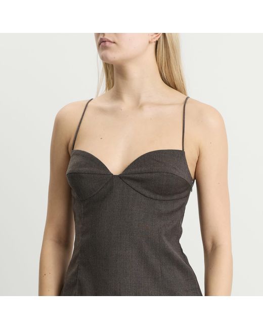 St. Agni Brown Wool Cami
